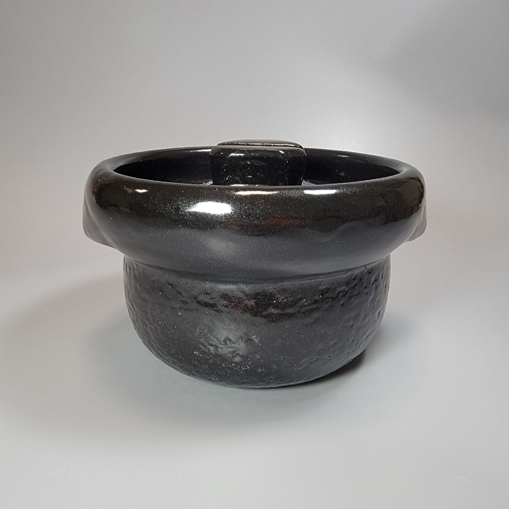 雲井窯鴨釉尺鍋飴釉二合黑樂三合炊御飯鍋| 蝦皮購物