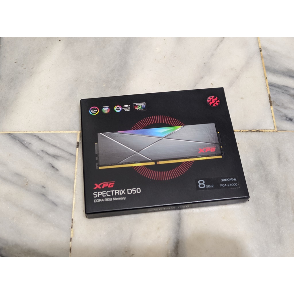 全新 XPG SPECTRIX D50 DDR4-3000 16GB(8GB*2) | 蝦皮購物
