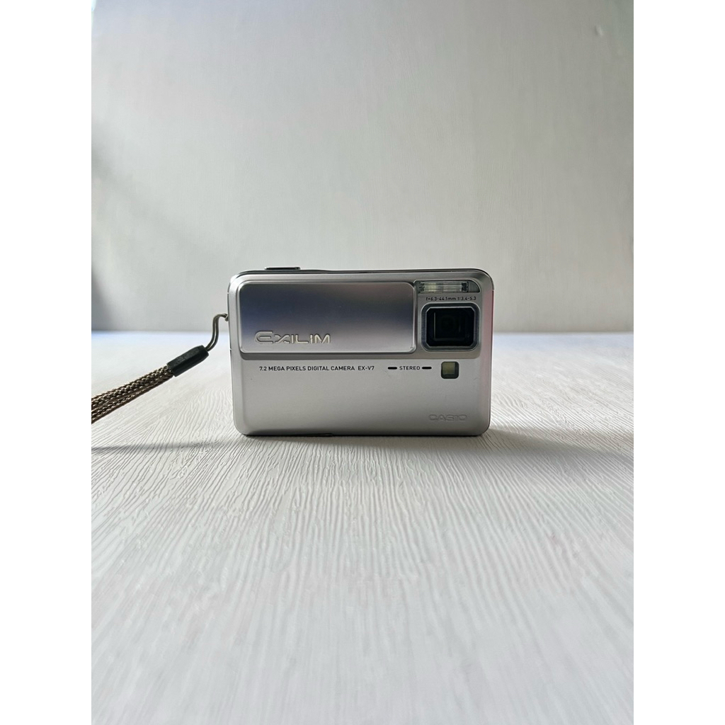 Casio Exilim Hi-Zoom EX-V7復古CCD卡片相機銀| 蝦皮購物