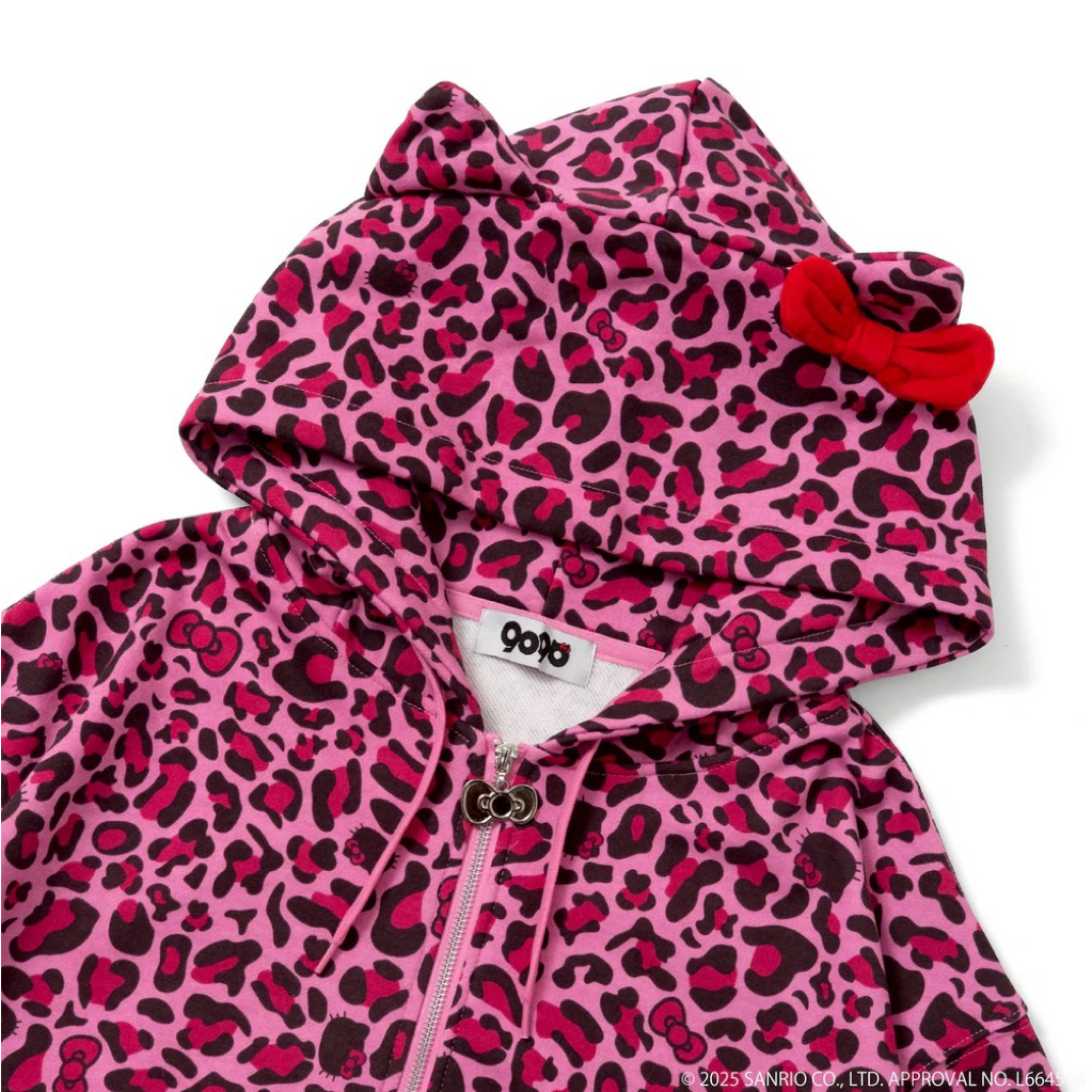 9090 girl ×HELLO KITTY Eared Zip Hoodie | 蝦皮購物