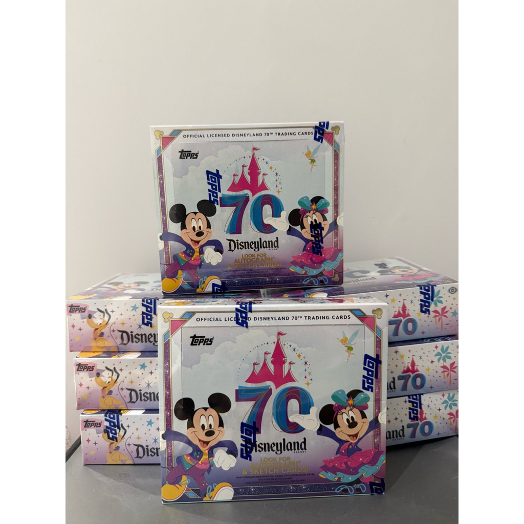 現貨Topps Disneyland 70th Anniversary Hobby Box 迪士尼70週年卡盒