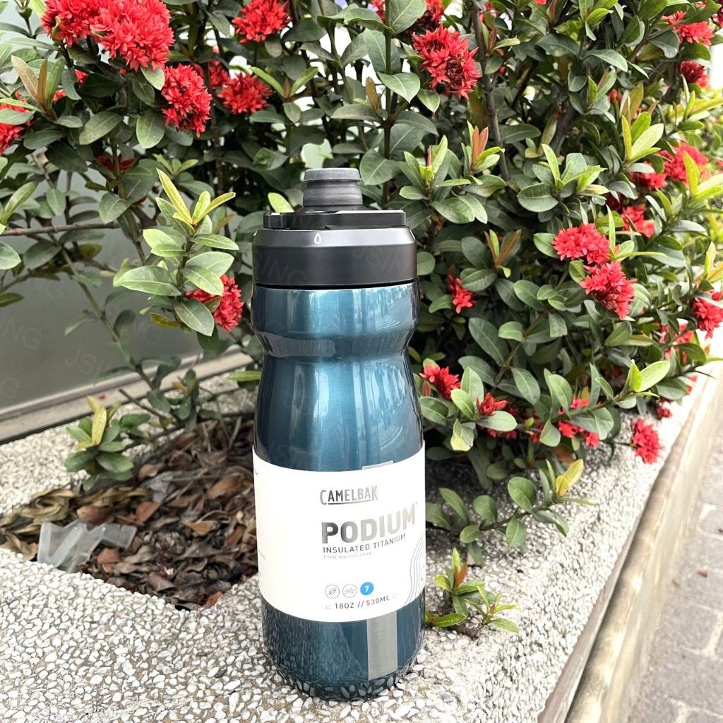 Camelbak 530ml Podium Titanium 競速輕量真空保冰單車水瓶鈦金屬吉興