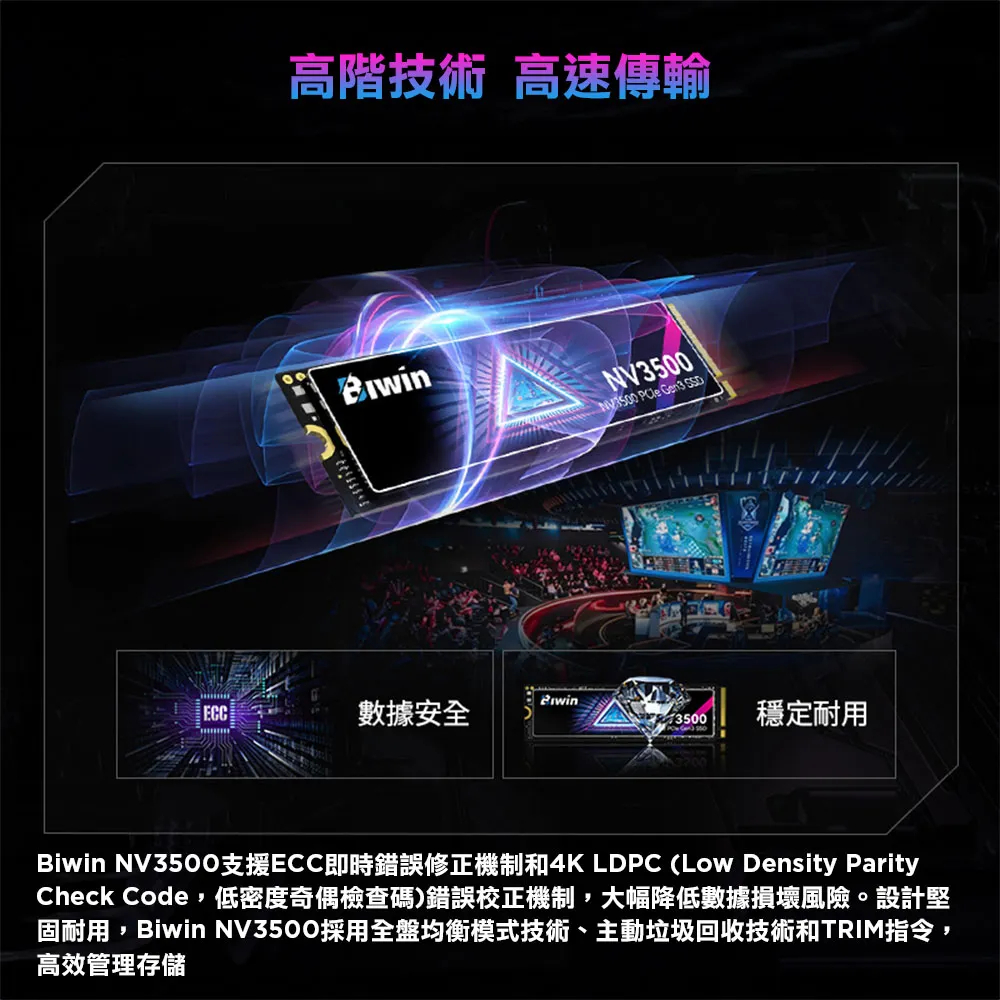 Biwin 佰維NV3500 512GB 1TB M.2 PCIe Gen3 SSD 固態硬碟| 蝦皮購物