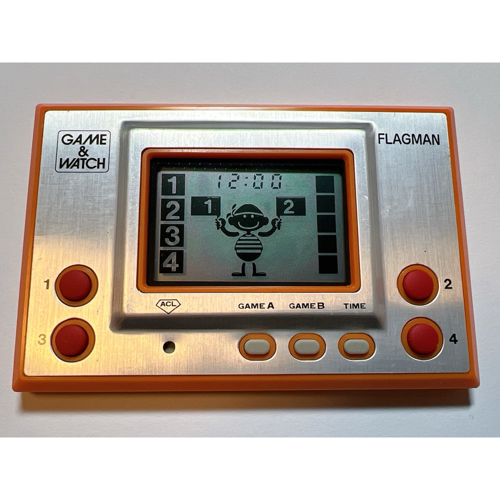 任天堂GAME AND & WATCH FLAGMAN 1980 FL-02 遊戲機直接從日本掌上型