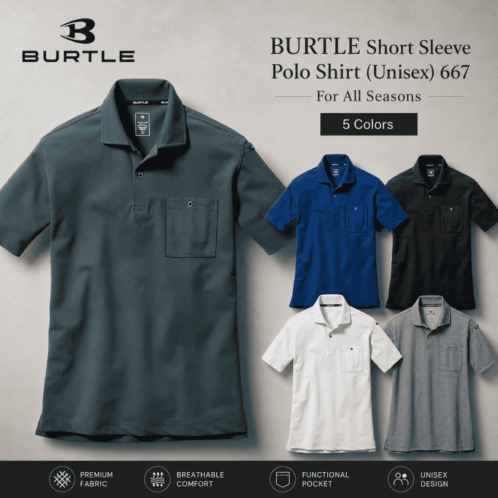 BURTLE 半袖Polo衫（男女通用）四季皆宜 米尔斯绿 667 | 蝦皮購物