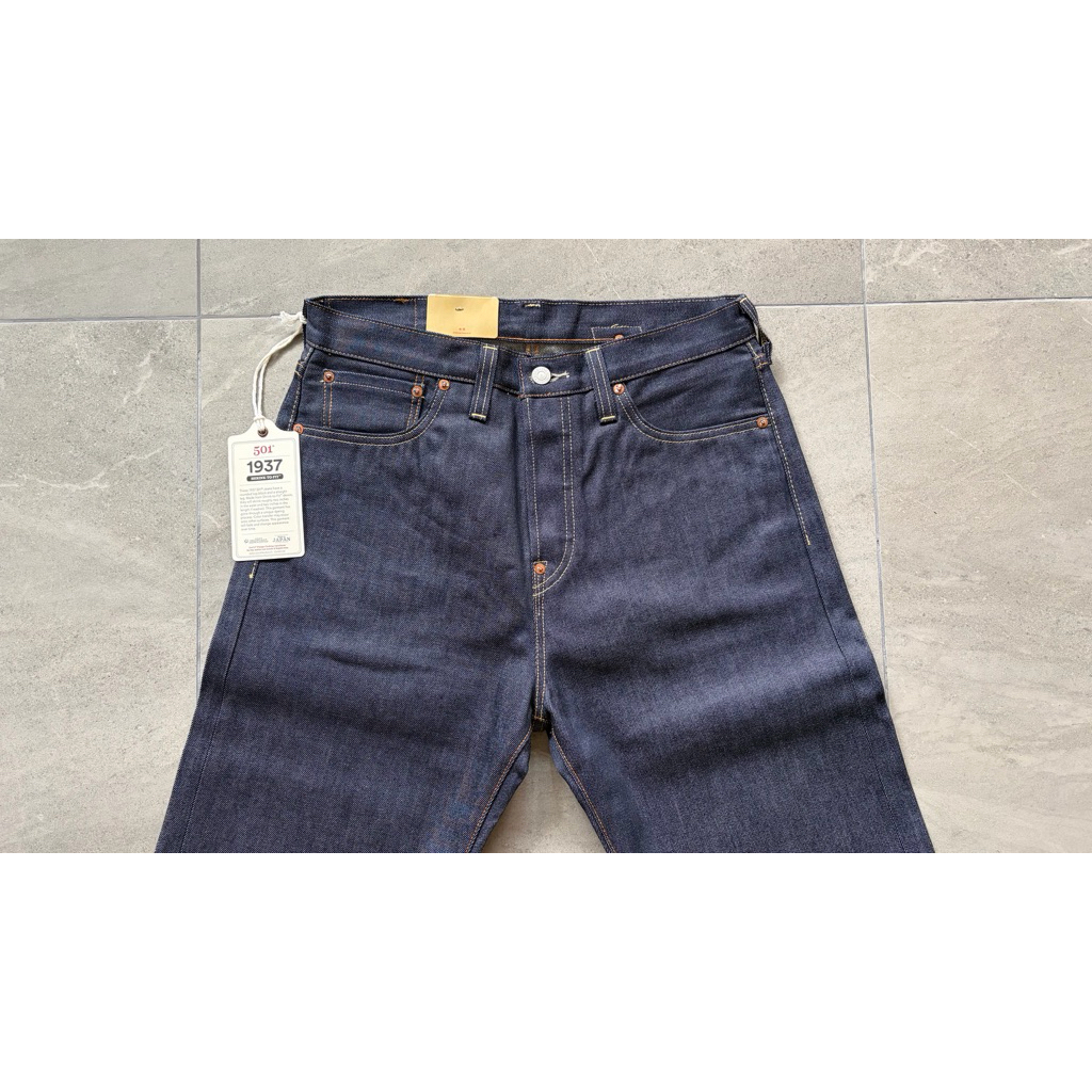 全新日本製LVC 1937 501xx 37501 Rigid原色Levi's Vintage Clothing