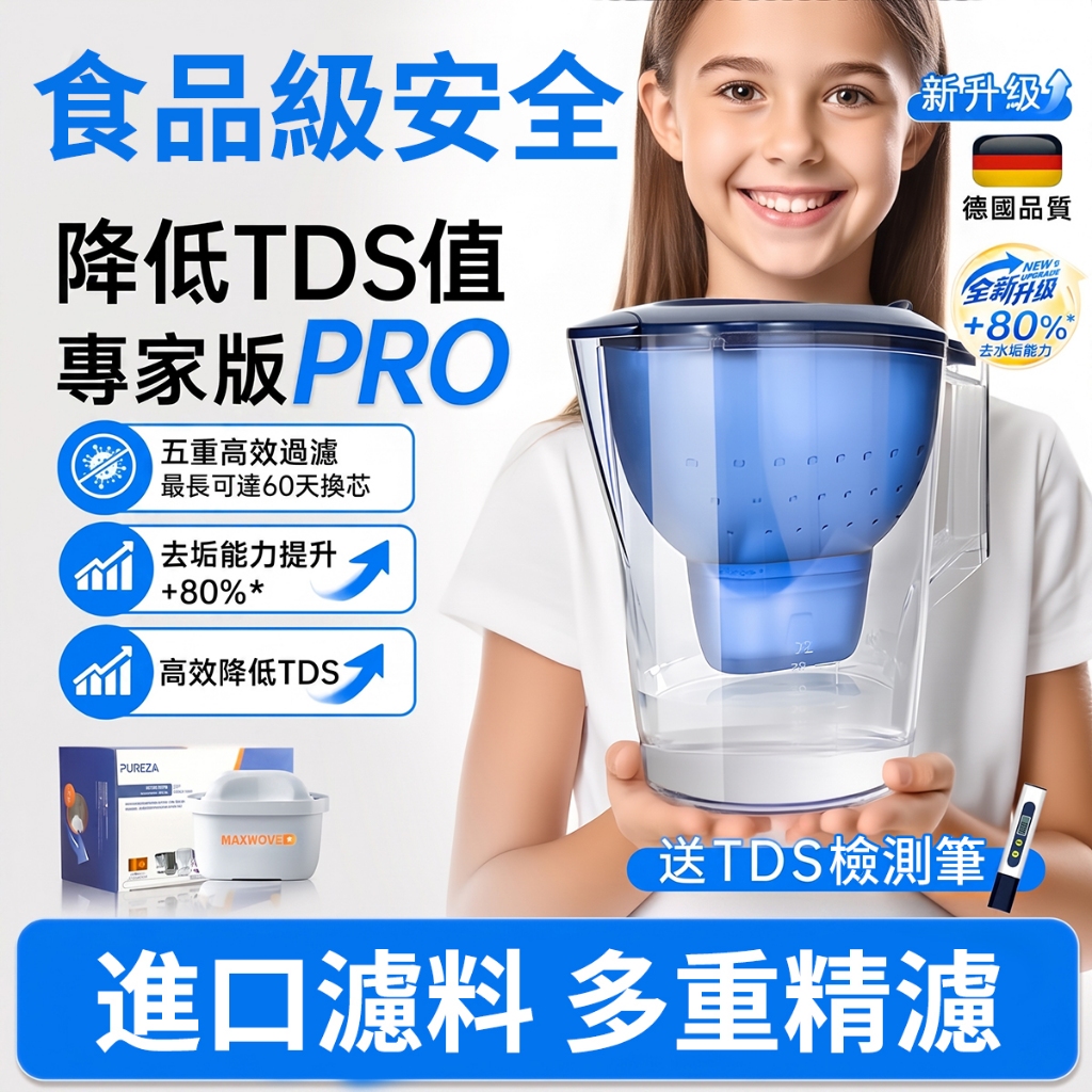 3.5L通用型濾水壺（高價版）
