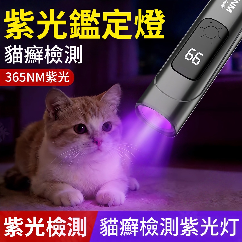 紫光燈 紫光手電筒 貓蘚燈 黴菌燈 貓癬燈 伍氏燈 uv手電筒 365nm紫光 紫外燈 驗鈔燈 驗鈔筆記 伍德氏燈 | 蝦皮購物