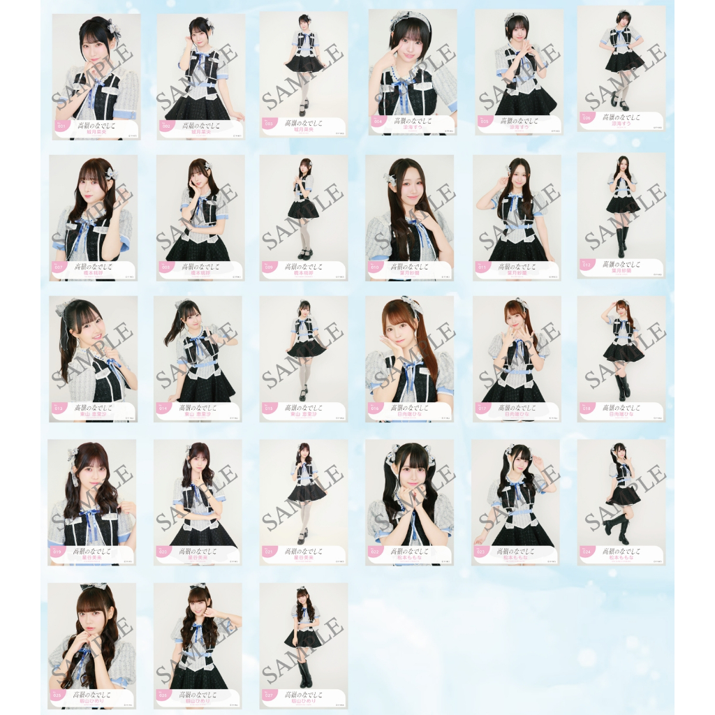 d*9様 高嶺のなでしこ 葉月紗蘭 直筆セット 【公式通販】