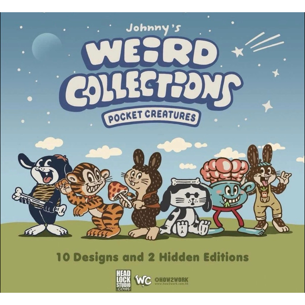 全新確認款）Headlockstudio wc johnny 盒玩系列1代wcjohnny 公仔