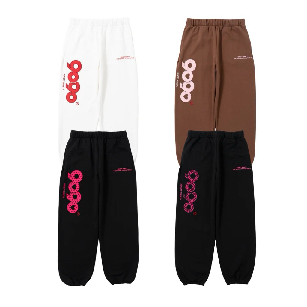 9090 girl OG Logo Valentine Sweat Pants | 蝦皮購物