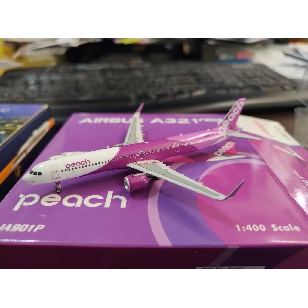 1:400 樂桃航空PEACH A321NEO JA901P PHOENIX 製作| 蝦皮購物