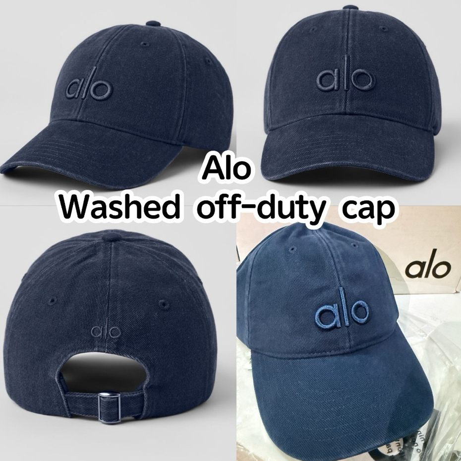 現貨】Alo帽子washed off-duty cap水洗老帽水洗黑美國代購| 蝦皮購物