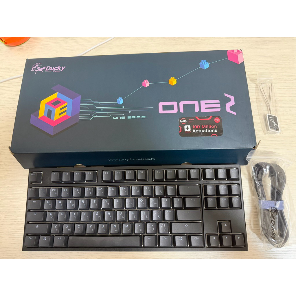 ducky one2 80% 茶軸 Ducky one 2 RGB 80% 87鍵TKL 茶軸二色成形PBT鍵帽(中文) | 蝦皮購物