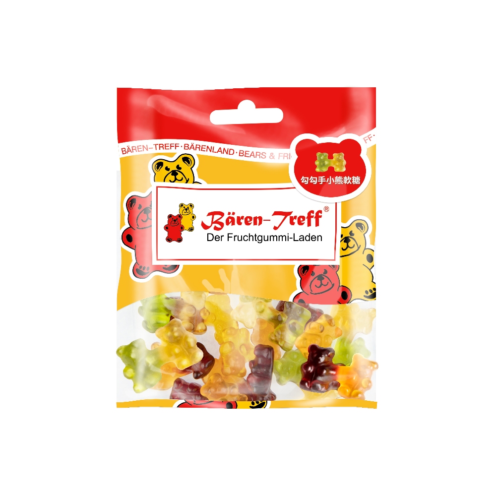 Baren-Treff 德國派對熊 綜合酸甘甜果汁軟糖50g 天然蔬果萃取 無人工色素 無麩質 無乳糖 | 蝦皮購物