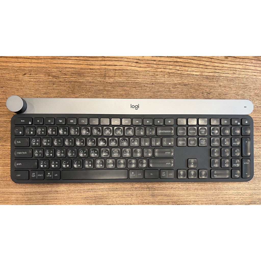 羅技 Logitech Craft 創意輸入轉鈕無線鍵盤 MX KEYS系列可參考 | 蝦皮購物