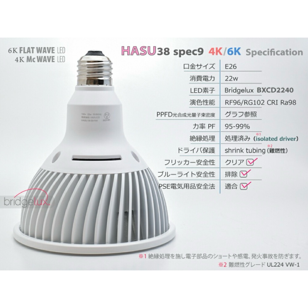 HaruDesign 植物育成HASU 38 spec9 4K 6K 植物燈附廣角日本進口水族