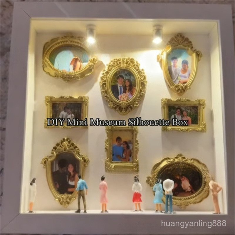 新品DIY Mini Museum Silhouette BoxDIY迷你博物館剪影盒 博物館相框 相片DIY | 蝦皮購物