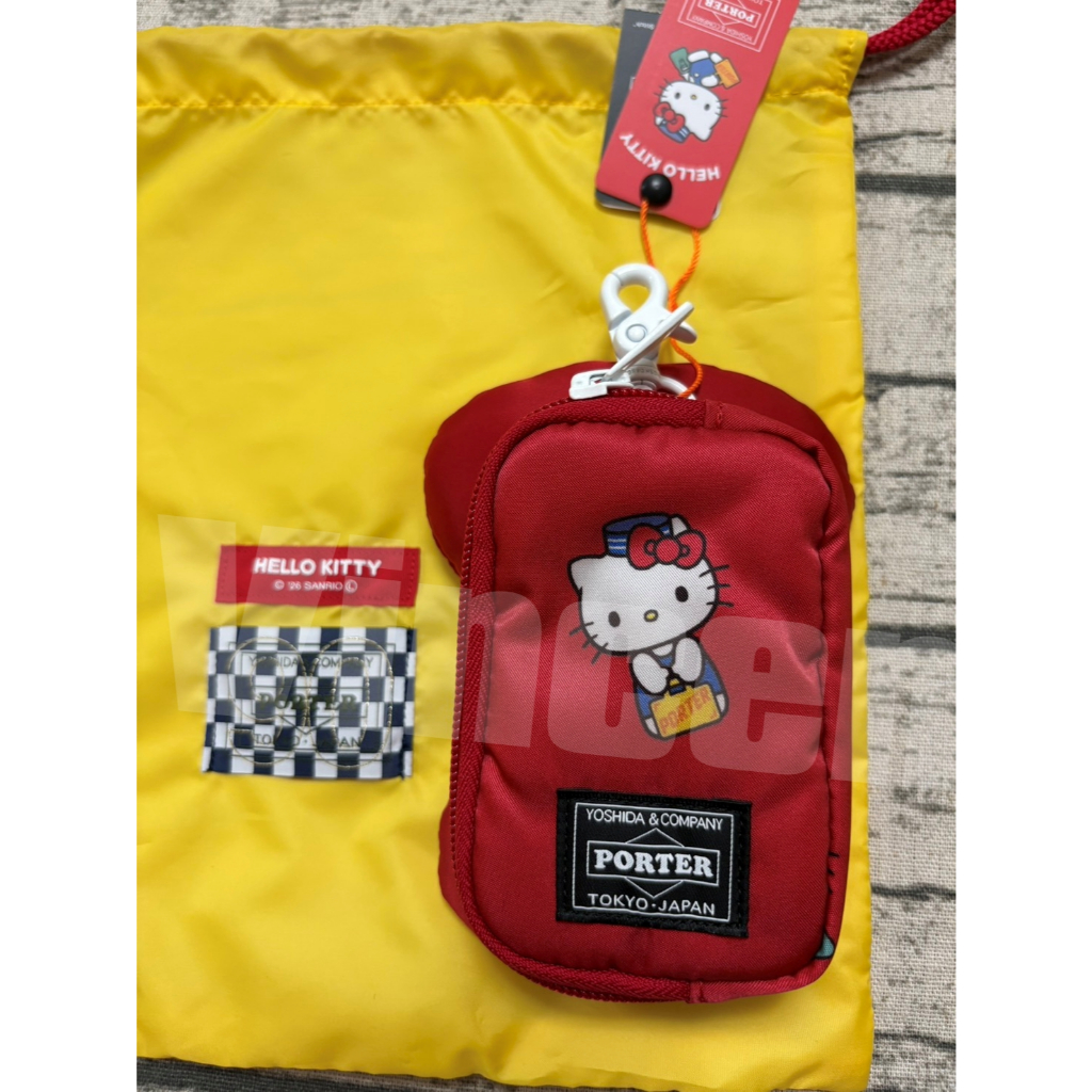 全新現貨YOSHIDA & Co. PORTER / HELLO KITTY MULTI POUCH多功能小包