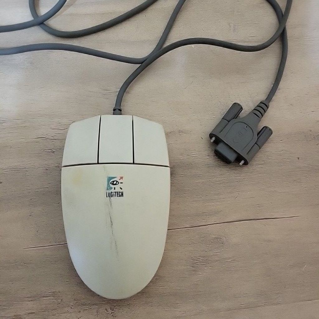 Logitech Mouseman Serial-MousePort (型號M-M35) 機械式滾球滑鼠。 | 蝦皮購物
