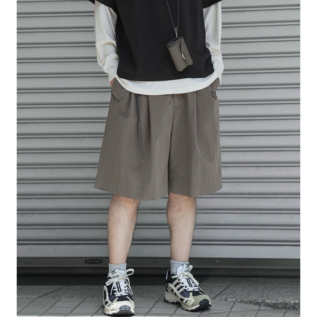 ssstein 26SS Wide Easy Short Trousers 短褲休閒褲| 蝦皮購物