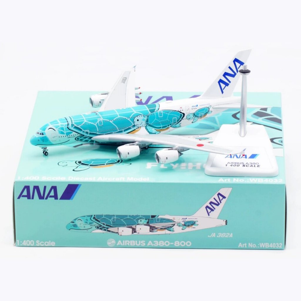 Aviation 1/400 全日空ANA A380 JA383A 橘海龜可拆起落架| 蝦皮購物