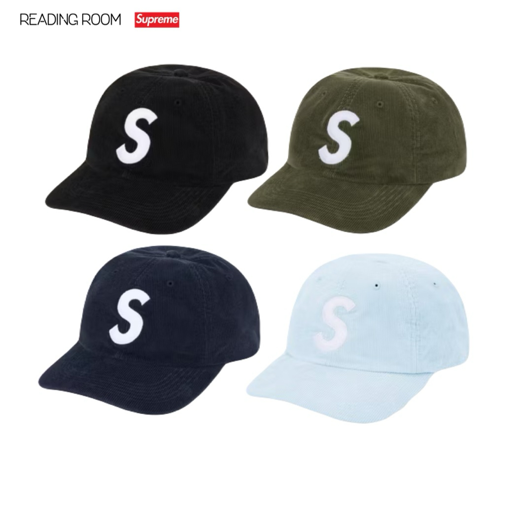 閱卷室》【現貨】Supreme Fine Wale Corduroy S Logo 帽子燈芯絨老帽