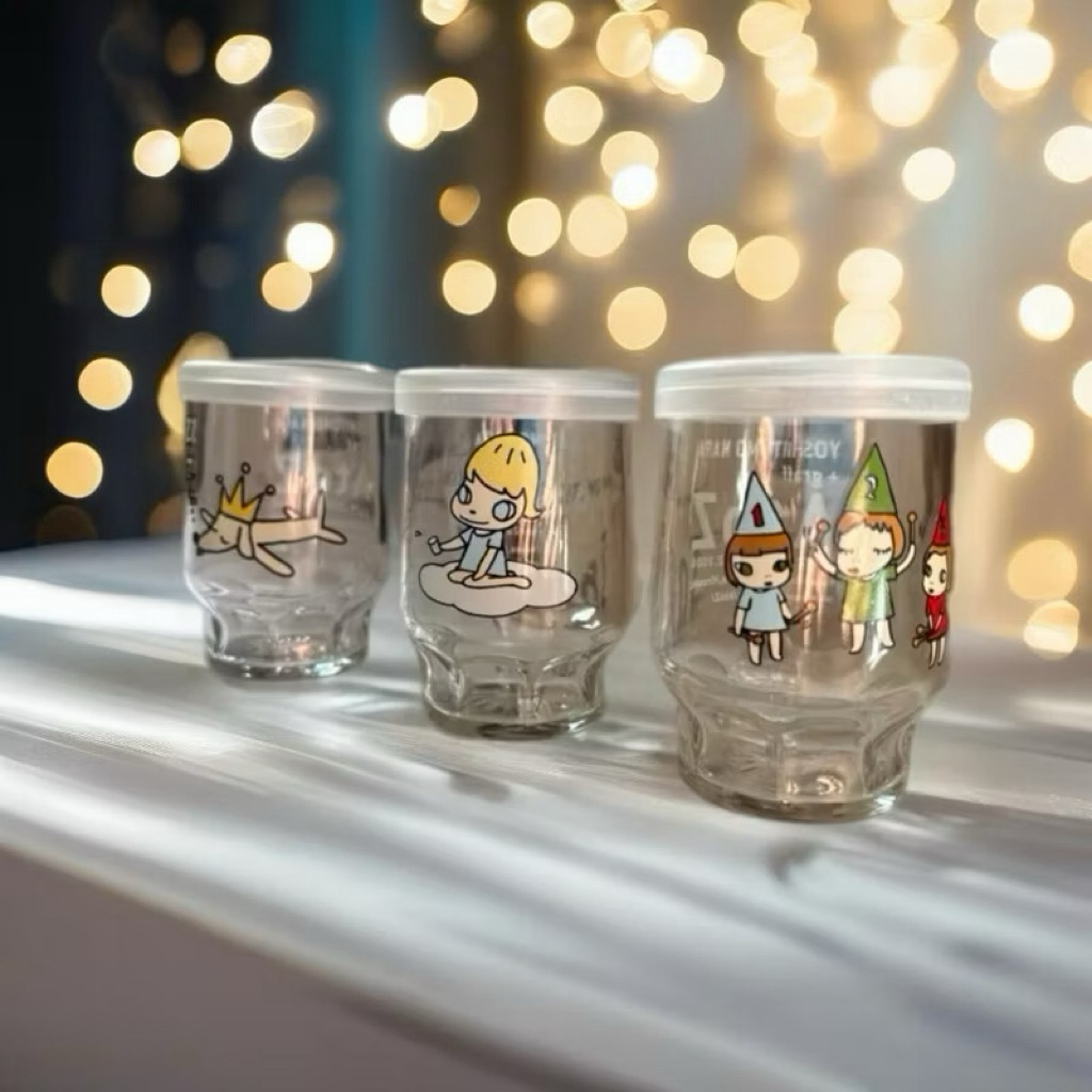 奈良美智迷夢幻收藏🍷 「20年」六花酒造A to Z 限量清酒杯紙屋組及紙箱