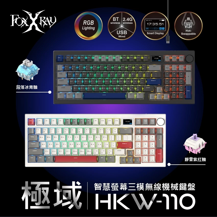 一把鍵盤，征服你所有螢幕——FOXXRAY 極域 FXR-HKW-110 深度評測