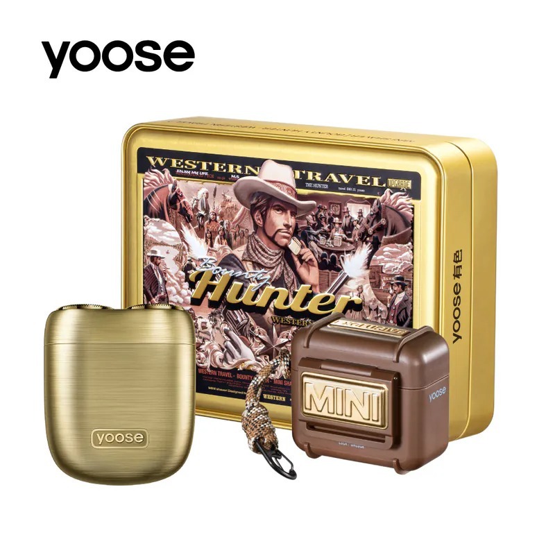 隔日到貨】yoose 有色電動刮鬍刀禮盒／Mini 2.0全合金隨身電動刮鬍刀