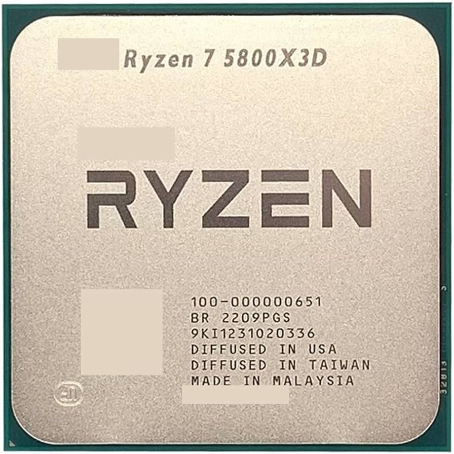 AMD】RYZEN7 5700x3d 3.0GHz | 全新散片| AM4 R7 5700x3d | PCIE4.0