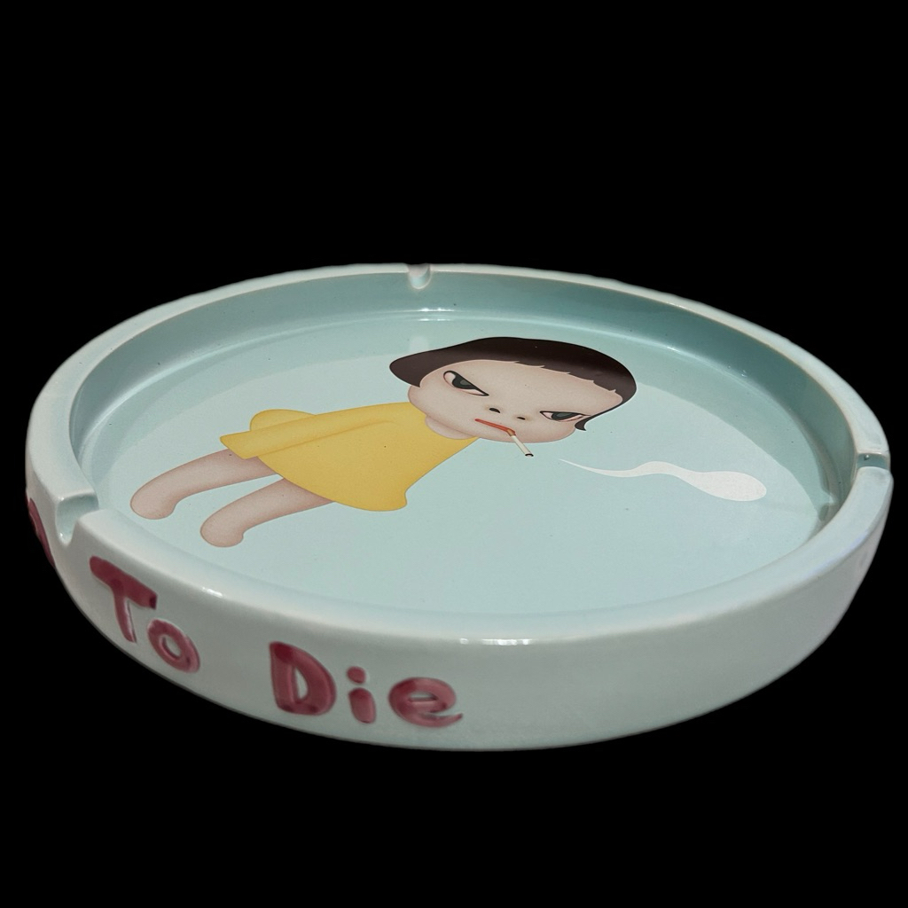 新釋出」奈良美智🇯🇵 拍賣價約11萬台幣too young to die 完美無暇置物