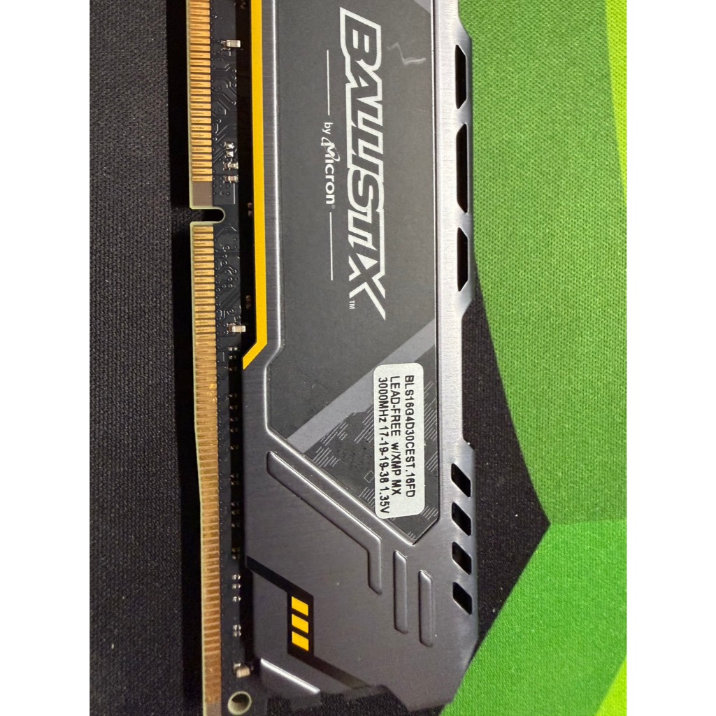 美光 Micron Crucial Ballistix Sport AT DDR4 3000 16G | 蝦皮購物