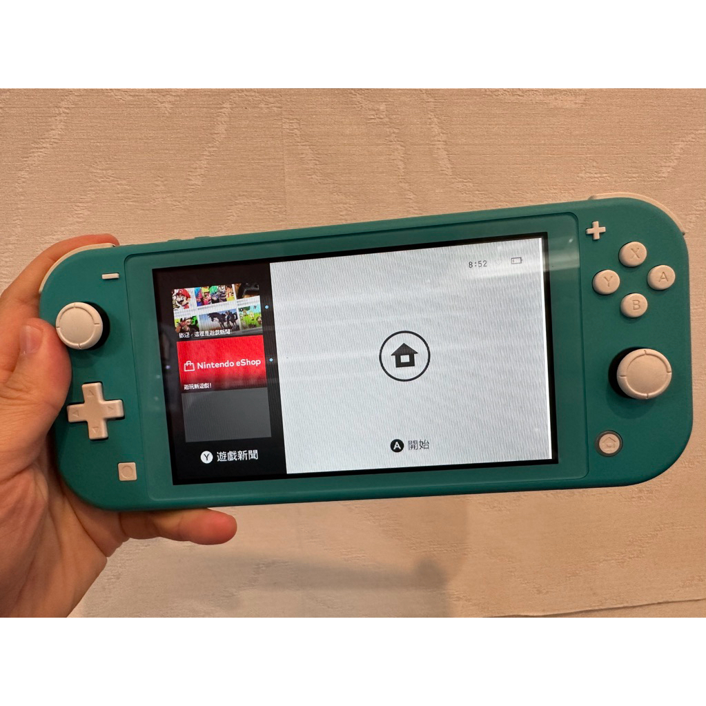 任天堂Nintendo Switch Lite HDH-001 藍綠色螢幕顯示異常| 蝦皮購物