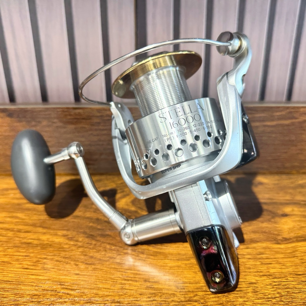 日本製）二手SHIMANO STELLA 16000銀寶ADT 16000改裝線杯紡車捲線器