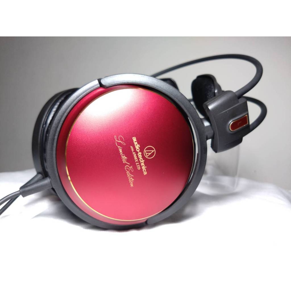 新古銘機】鐵三角audio-technica ATH-A900X LTD 緋紅色2000台限定女毒