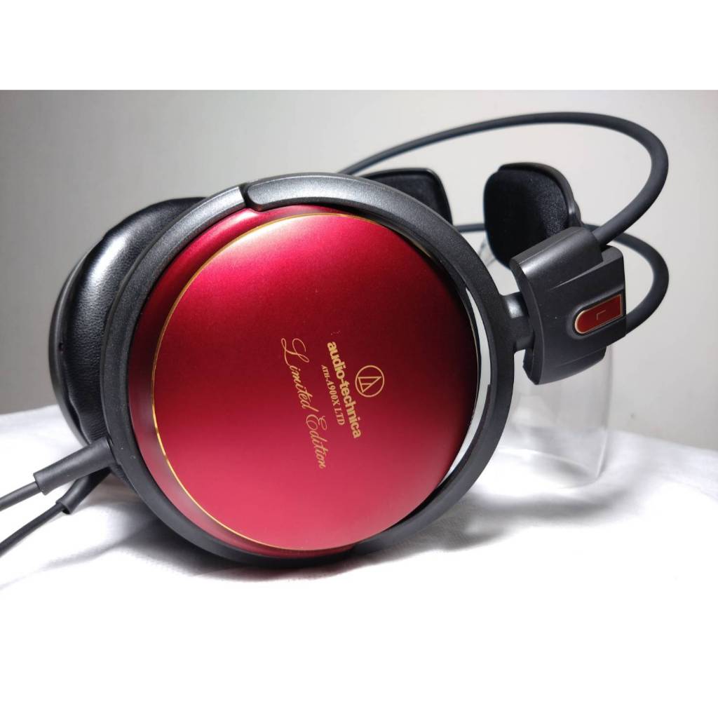 中古銘機】鐵三角audio-technica ATH-A900X LTD 緋紅色2000台限定女毒