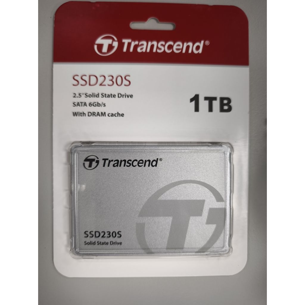 Transcend 創見SSD230S 2.5吋SATA III SSD固態硬碟1TB (全新未拆封，無