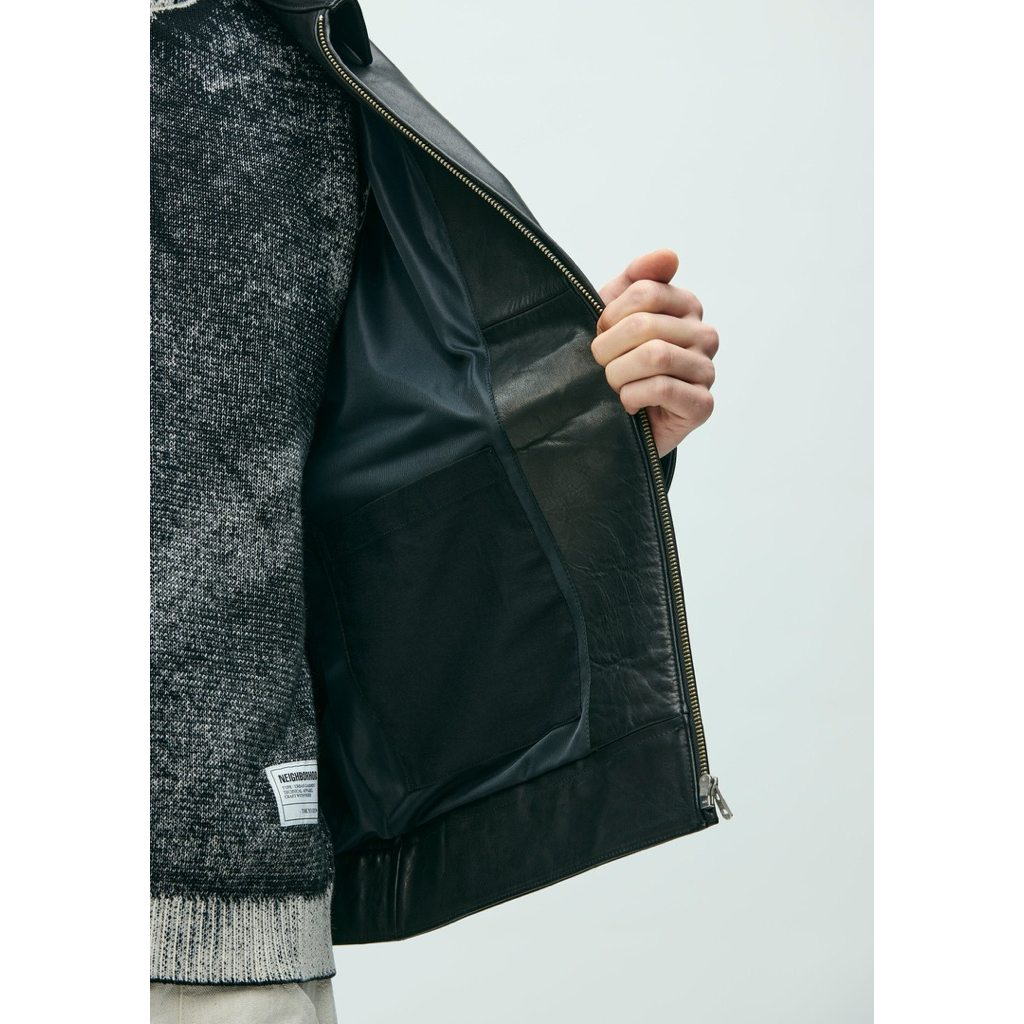 NEIGHBORHOOD 26SS LEATHER SPORTS JACKET 皮衣外套夾克| 蝦皮購物