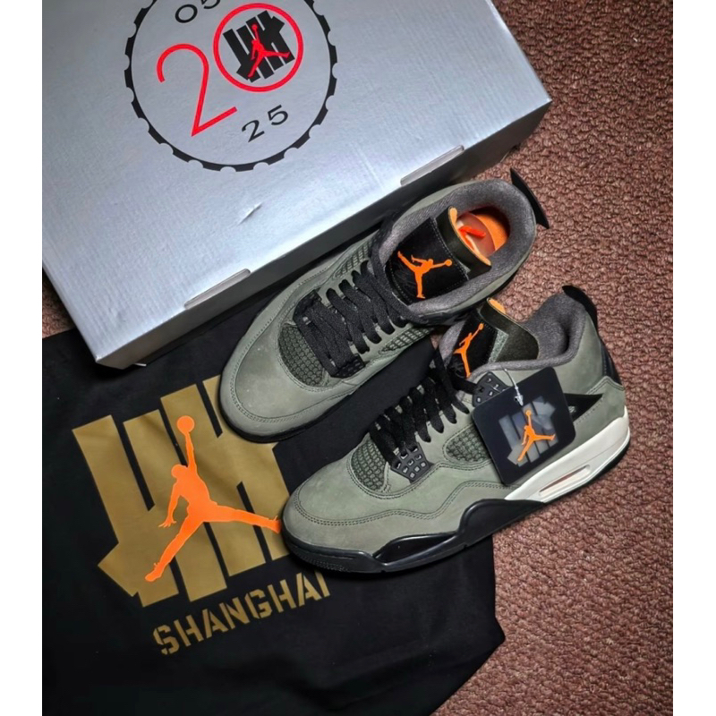 KE AIR JORDAN 4 X undefeated Us9.5全新 Aj4 | 蝦皮購物