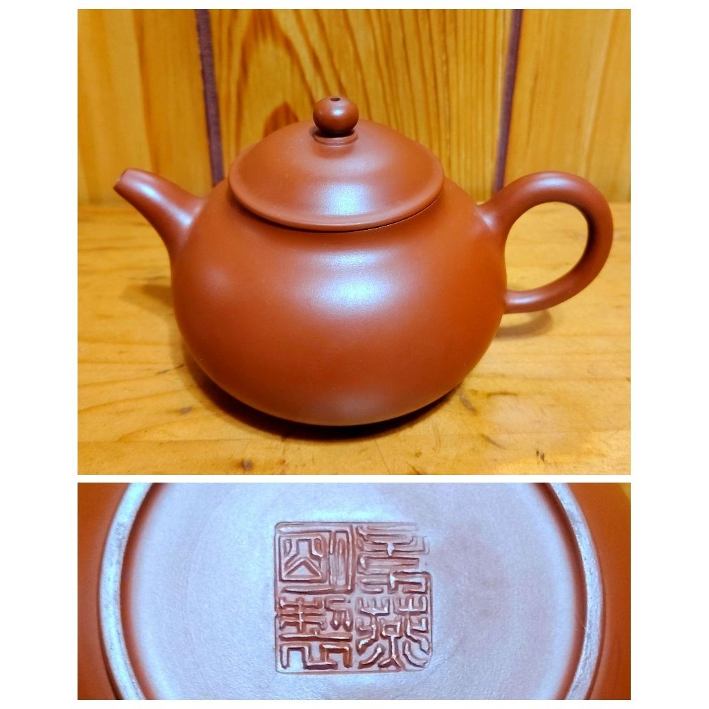 早期名家手拉坯朱泥壺⏩ [章燕明]-中國國家級{工藝美術大師}早期土胎