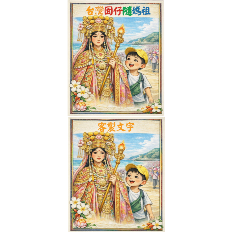 進香背包布條商品頁 套版設計2