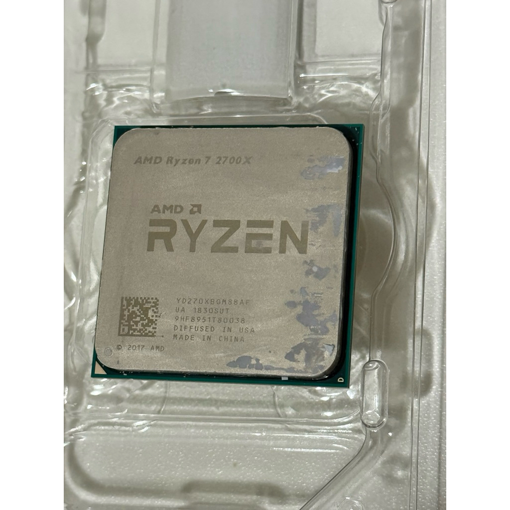 AMD R7 2700X無內顯_AM4腳位CPU_升級換下 | 蝦皮購物