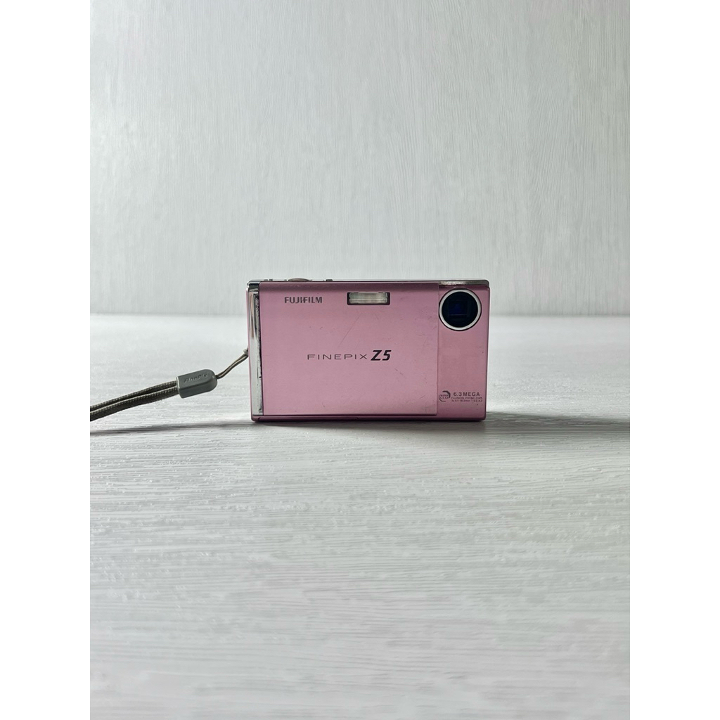 Fujifilm FinePix Z5fd復古CCD數位卡片滑蓋相機粉色| 蝦皮購物