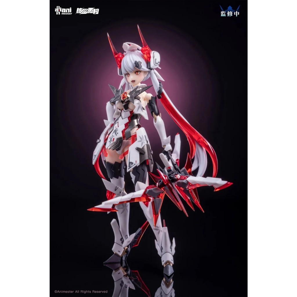 大漫匠Animester 1/12 核金重構紫微星白白蛇機娘組裝可動模型| 蝦皮購物