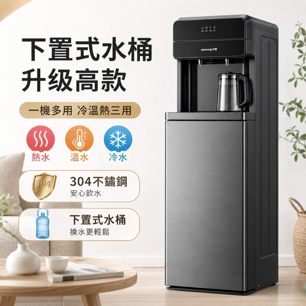 【廠家直銷】飲水機 家用 辦公室用 智能全自動 下置水桶 立式飲水機 冷熱兩用 辦公室小型飲水機 三口出水