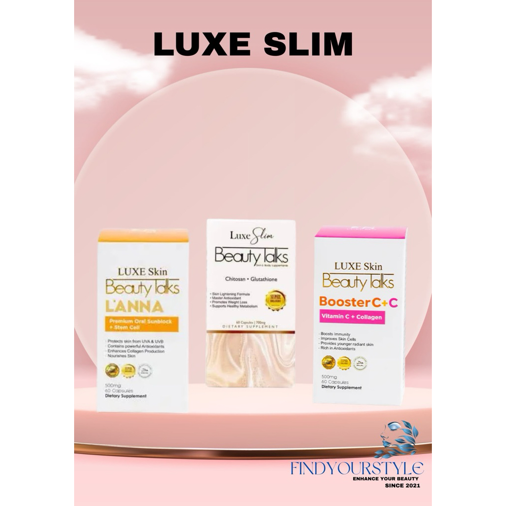luxe skin beauty talks glutathione Luxe Slim Beauty Talks Glutathione by Anna Magkawas 30-Day Hyaluronic Acid  Supplement Luxe Booster C+C Skin Care Luxe Lanna Capsules For Beauty -  Lazada main image 1