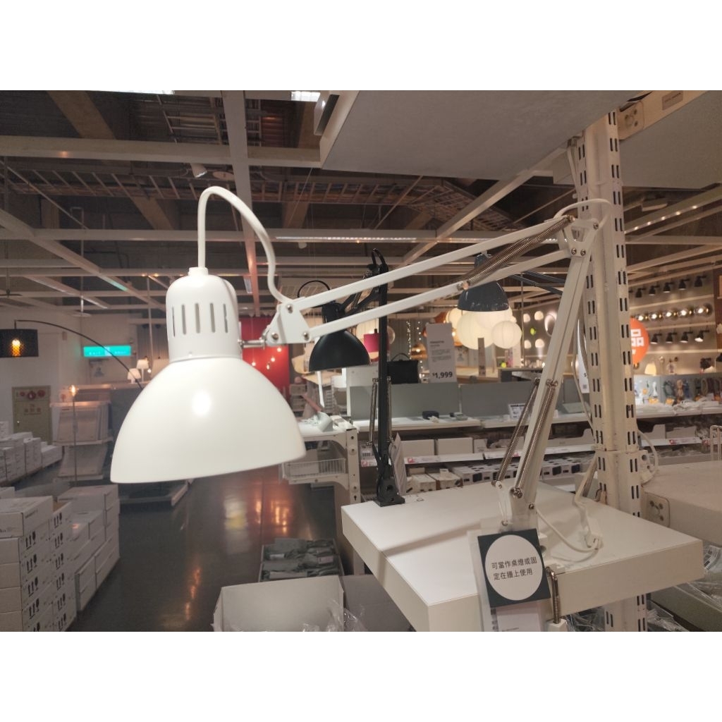 IKEA 正品現貨可統編TERTIAL 工作燈E27 夾燈桌燈
