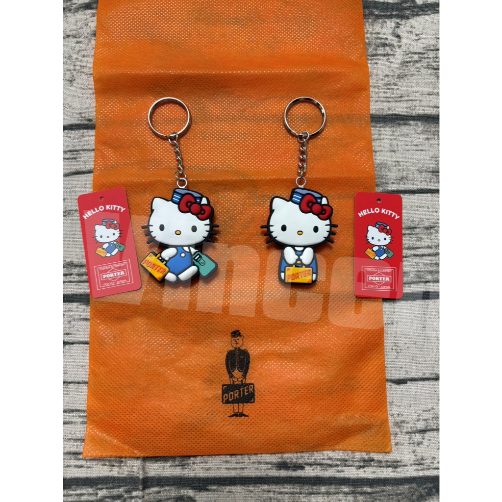 全新現貨YOSHIDA & Co. PORTER x HELLO KITTY KEY CHARM鑰匙圈| 蝦皮購物