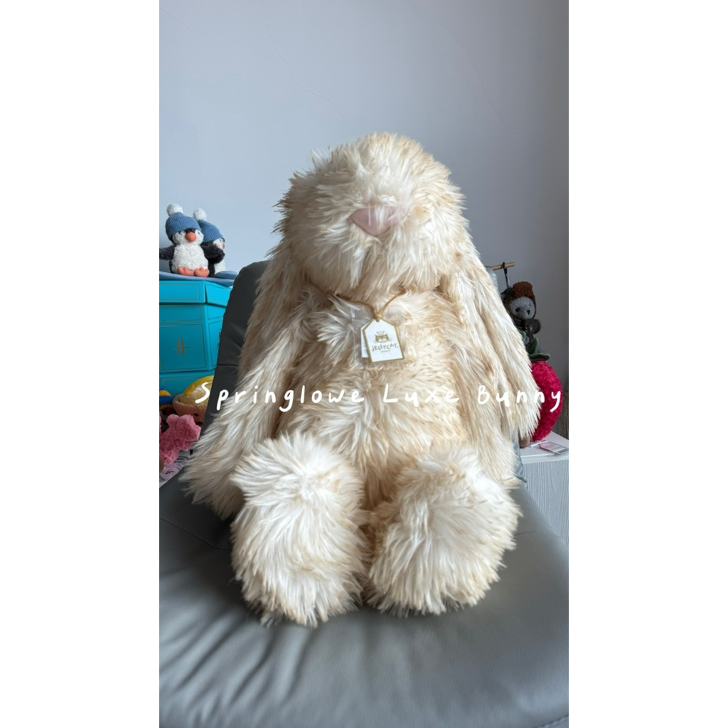 現貨🇬🇧jellycat Luxe Bunny Scarlett~ Springlowe超缺貨51公分Huge